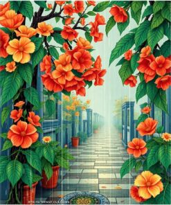 Nouveau Rain Paint Numbers