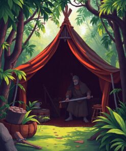 Jungle Tent Paint Numbers