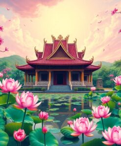 Lotus Sanctuary Paint Numbers