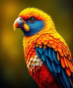 Realistic Australian Bird Portrait Paint By Numbers