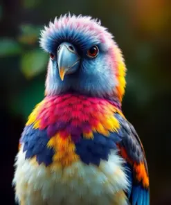 Realistic Australian Bird Portrait Paint By Numbers