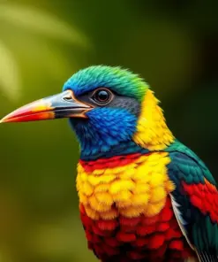 Realistic Australian Bird Portrait Paint By Numbers