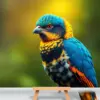 Realistic Australian Bird Portrait Paint by Numbers
