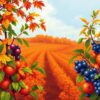 Realistic Autumn Fruit Yield Paint By Numbers
