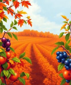 Realistic Autumn Fruit Yield Paint By Numbers