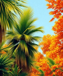 Palm Flora Paint Numbers