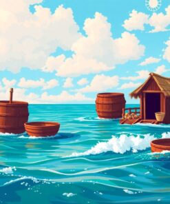 Barrels Sea Paint Numbers