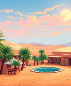 Palm Retreat Paint Numbers