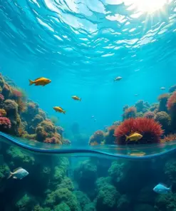 Realistic Belize Marine Depths paint by numbers