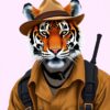 Safari Portrait Paint Numbers