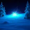 Realistic Bioluminescent Snow Strike Paint By Numbers