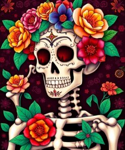 Bone Bloom Paint Numbers