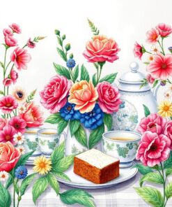 Afternoon Bake Paint Numbers