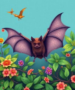 Bat Study Paint Numbers