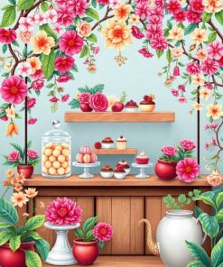 Dessert Stand Paint Numbers