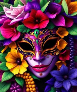 Festival Visage Paint Numbers