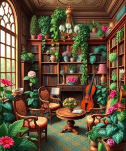 Music Parlor Paint Numbers