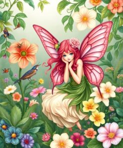 Nymph Refuge Paint Numbers