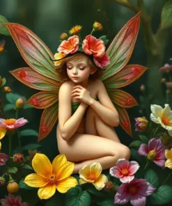 Realistic Botanical Sprite Repose Paint By Numbers