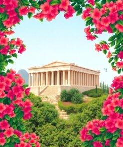 Framed Acropolis Paint Numbers