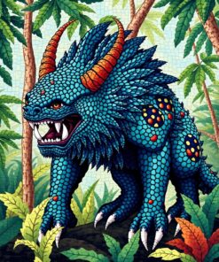 Jungle Beast Paint Numbers