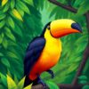 Dwelling Toucan Paint Numbers