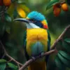 Realistic Canopy Motmot Portrait Paint By Numbers