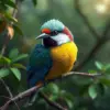 Realistic Canopy Motmot Portrait Paint By Numbers