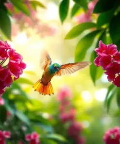 Realistic Canopy Nectar Flight Paint By Numbers