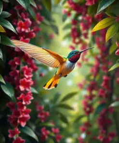 Realistic Canopy Nectar Flight Paint By Numbers