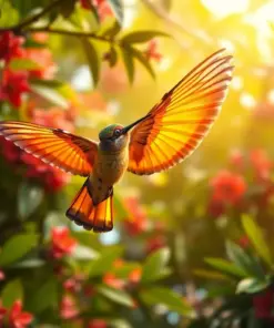 Realistic Canopy Nectar Flight paint by numbers