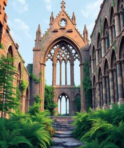 Fern Ruins Paint Numbers