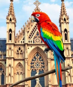 Parrot Perch Paint Numbers