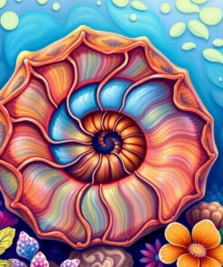 Nautilus Study Paint Numbers