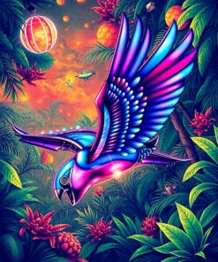 Jungle Flight Paint Numbers