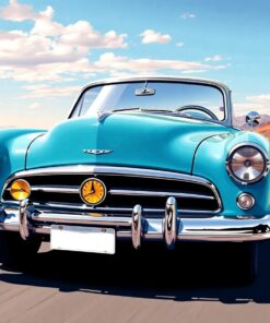 Realistic Classic Auto Journey Paint By Numbers