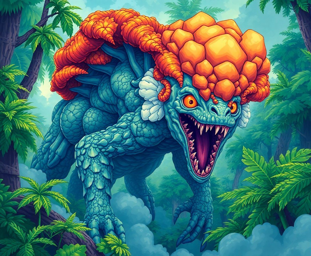 Forest Beast Paint Numbers Forest Beast Paint Numbers