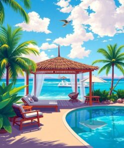 Cabana Retreat Paint Numbers