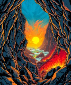 Cave Inferno Paint Numbers