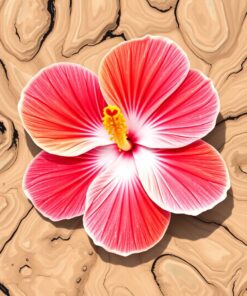 Hibiscus Petals Paint Numbers