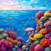 Realistic Coastal Reef Guide Paint By Numbers