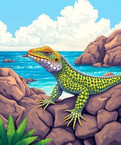 Stone Lizard Paint Numbers