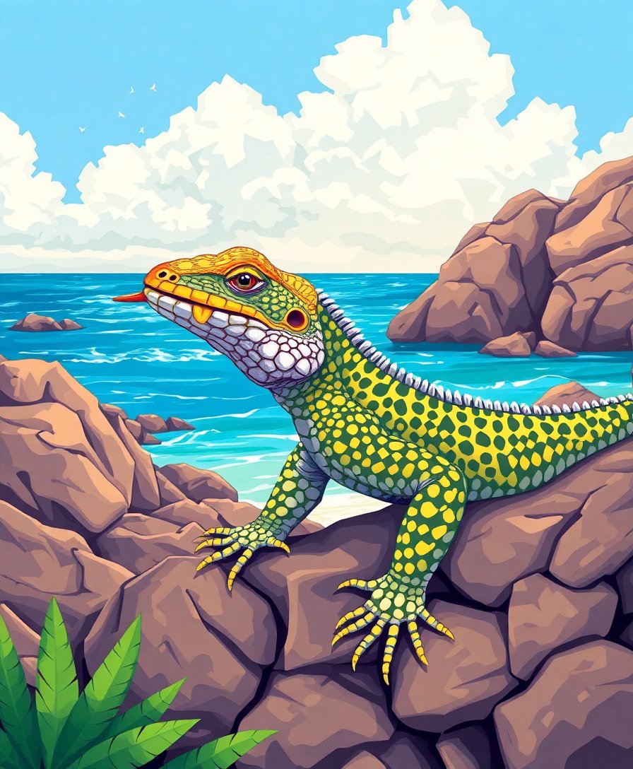 Stone Lizard Paint Numbers Stone Lizard Paint Numbers