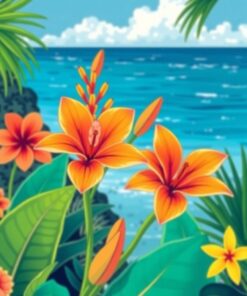 Surf Flora Paint Numbers