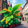 Realistic Cobblestone Monstera Paint By Numbers
