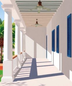 Porch Shadows Paint Numbers