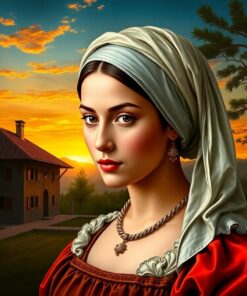 Sunset Portrait Paint Numbers