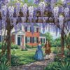 Realistic Colonial Wisteria Blooms Paint By Numbers