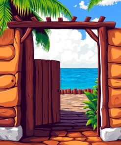 Wooden Portal Paint Numbers