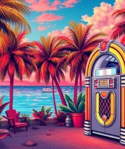 Palm Oasis Paint Numbers